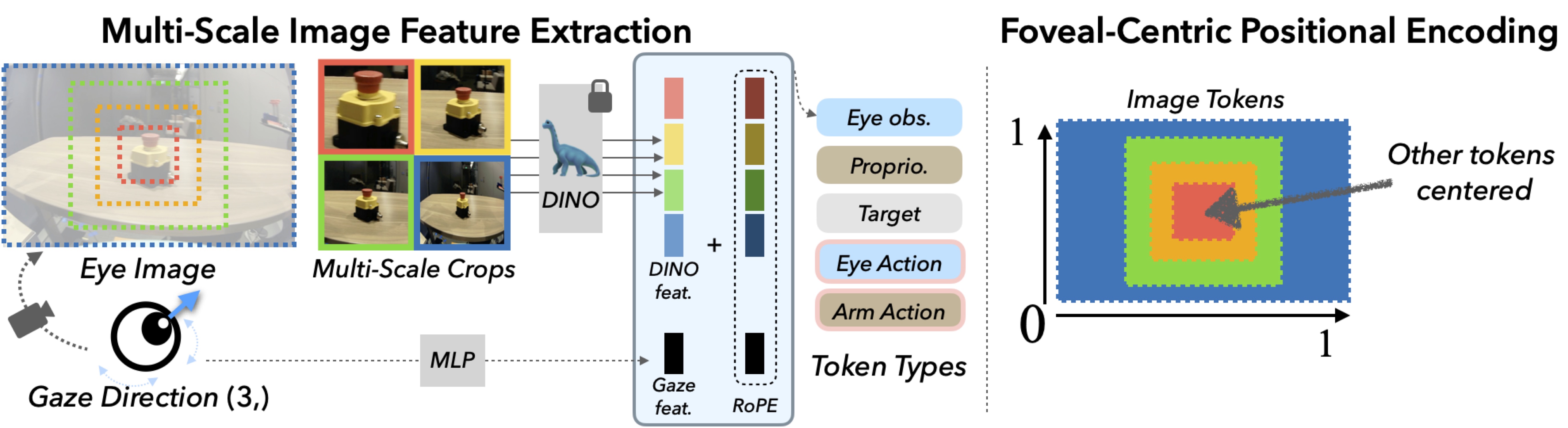 Foveated Transformer Architecture